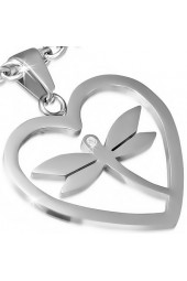 SALE - Kaklo papuošalas ,,Laumžirgis" su cirkonio kristalu